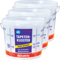 Seau gradué rond + Couvercle 12,5L - dosage et mélange pour chantier, tapisserie (vendu par 3)