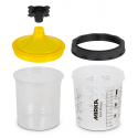 MIRKA - Système de godet jetable 850 ml, filtre 190 µm - Kit complet