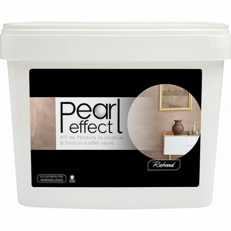 Peinture PEARL EFFECT nacré velours, kit 2 phases 2L+1L pour murs & boiseries