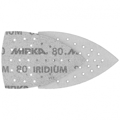 Disques abrasifs Iridium MIRKA Triangle 100 x 152 x 152 mm 36 trous - boîte de 50