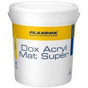 Peinture de finition Mat PLASDOX Mat Super BLANC 15L