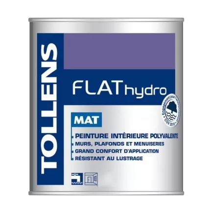 Peinture TOLLENS professionnelle Flat Hydro Mat